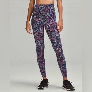 Lululemon Women’s Base Pace High-Rise Running Tight 28" Floral Multicolor Size 4